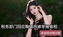 明星被控税务违规本尊深夜发文：清白做人三十载静待官方调查结果